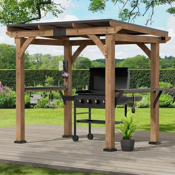 Modern Shade Grill Gazebo