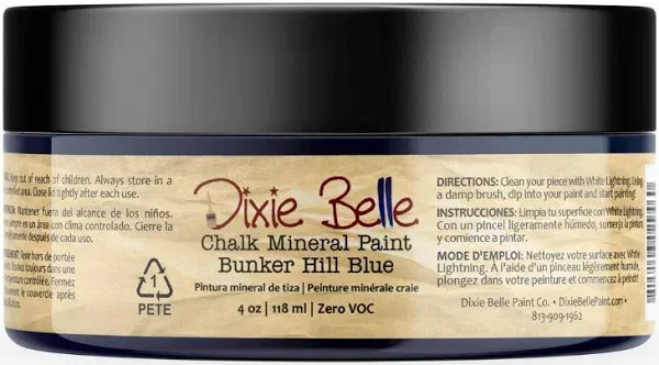 Bunker Hill Blue Chalk Mineral Paint 8 oz