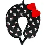 FUL Hello Kitty Neck Pillow Support Portable Travel Car Pillow for Sleep Black