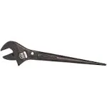 Klein Tools 3227 Extra Wide Adjustable Wrench, Construction Spud Wrench for Up