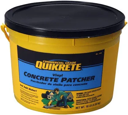 10 Lb. Vinyl Concrete Patch Repair Multi-Purpose Quikrete Concrete