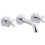 Kohler K-T35909-3 Castia by Studio McGee Wall-Mount Bathroom Sink Faucet Trim, 1.2 GPM - Polished Chrome