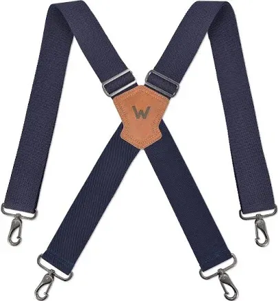 WELKINLAND Men's Heavy Duty 2-inch Wide Suspenders