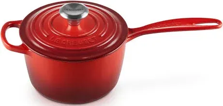 Le Creuset 2.25 qt. Enameled Cast Iron Signature Saucepan (Cerise)