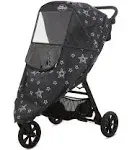 First Essentials Stroller Rain Cover Universal, Baby Travel Weather Shield, Windproof Waterproof, Protect from Dust Snow (Gray)