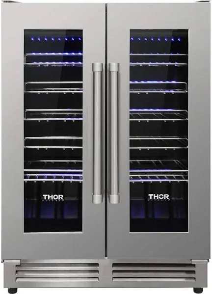 Thor Kitchen 42 Bottle Dual Zone Built-in Wine Cooler - Model Twc2402