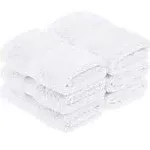 Superior Solid Egyptian Cotton 6-Piece Face Towel Set