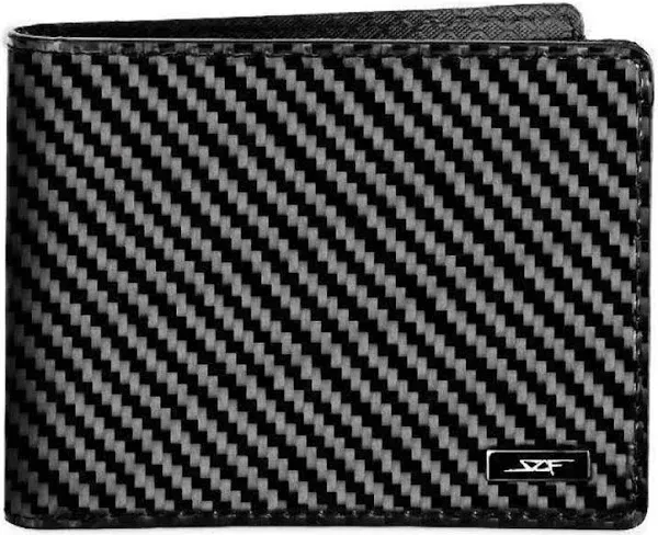 Real Flexible Carbon Fiber Bi-Fold Wallet