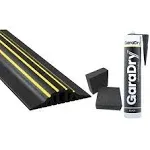 1 High Garage Door Threshold Seal Kit 10'3 inch Length | Flexible PVC | Complete Kit Includes 1 Adhesive | GaraDry