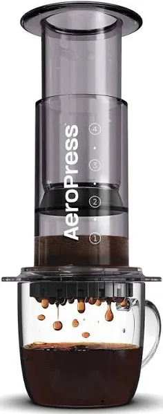 AeroPress Coffee Maker & Flow Control Filter Cap