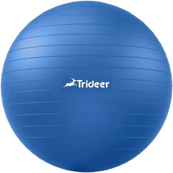 Trideer Yoga Ball Exercise Ball for Working Out, 5 Sizes Gym Ball, Birthing Ball