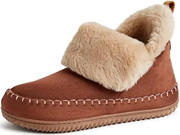 Alpine by Dearfoams Women's Moritz Bootie House Slipper