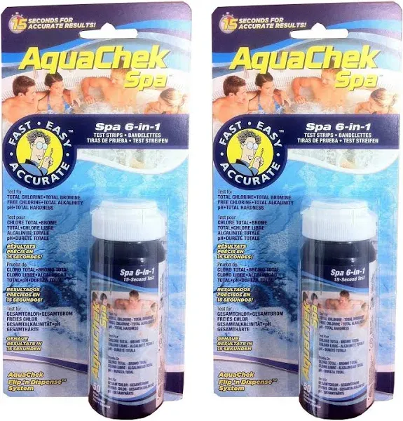 AquaChek 6-in-1 Spa Test Strips 552244