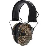 Walker's Razor Slim Electronic Muff - Leopard Print