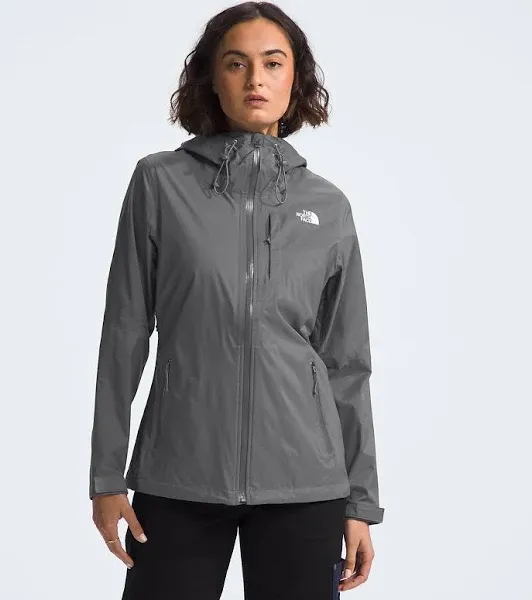 Womens The North Face Alta Vista Waterproof Dryvent Hooded Rain Jacket Sage XL