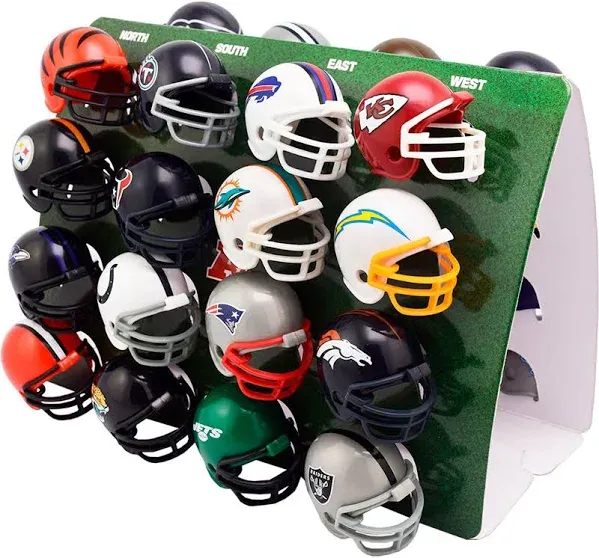 32-Piece NFL Helmet Riddell Pocket Mini Tracker Set 2023 Football Helmet