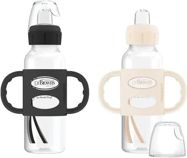 Dr. Brown’s Milestones Narrow 6m+ Sippy Easy-Grip Bottle Soft Spout 8oz/250mL