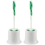 Polypropylene Toilet Bowl Brush and Holder (2-Pack)