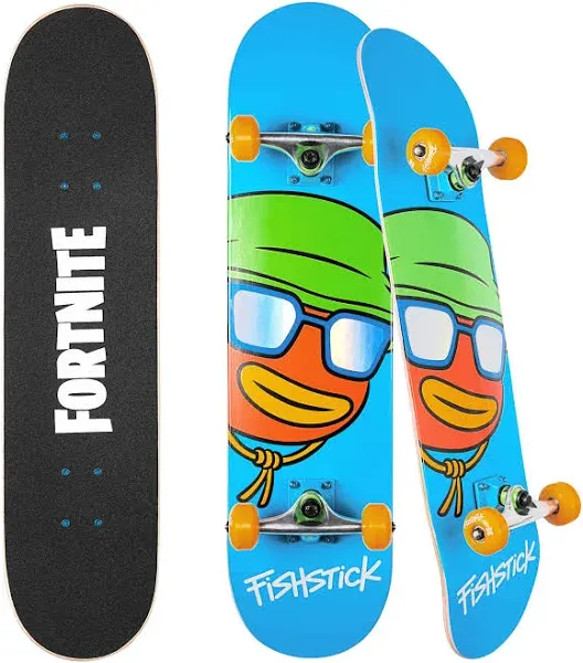 Fortnite Metallic Fishstick 31" Skateboard