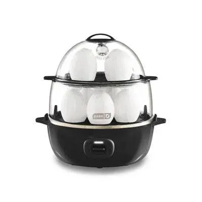 Dash Deluxe Egg Cooker, Black