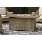 Beachcroft Rectangular Fire Pit Table