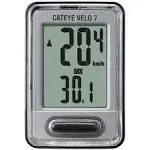 Cateye Velo 7 Bike Computer, Black