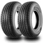 Travelstar Ecopath St ST175/80R13 8 Ply 97M Load D Radial Trailer Tire - St 175/80/13,Set of 2(Tire Only)