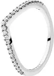 Pandora Sparkling Wishbone Ring