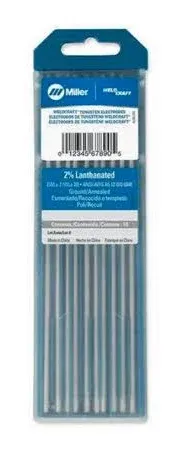 Miller Weldcraft 2% Lanthanated Tungsten Electrode 7