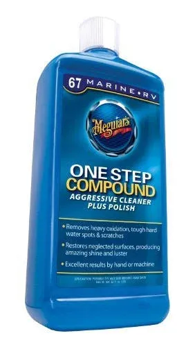 Meguiars New One Step Compound Cleaner 1 Quart, 290-M6732