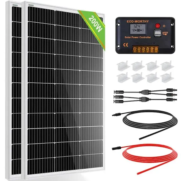 ECO-WORTHY 200 Watts Solar Panel Kit