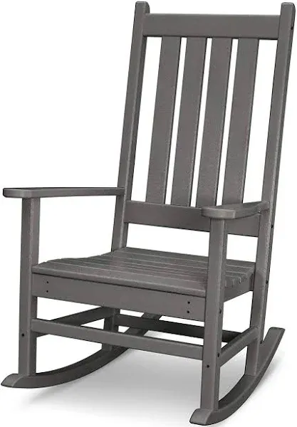 POLYWOOD Vineyard Porch Rocking Chair (Slate Grey)