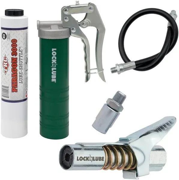 LockNLube Lever Grip Grease Gun