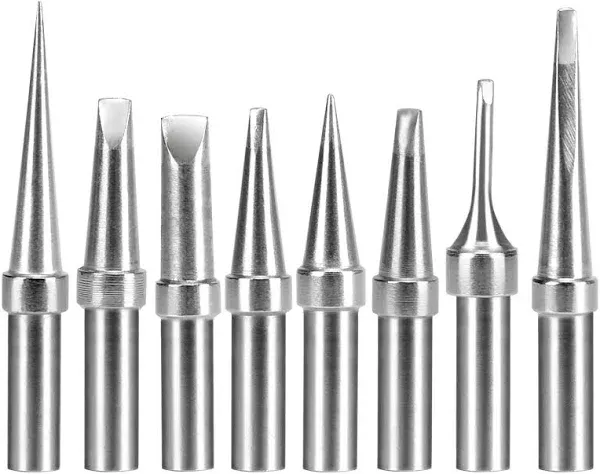 Soldering tips for Weller ET Tip WES50 WES51 WESD51 WE1010 WCC100 EC2002M PES51 PES50 WCC101 and EC1201A (8PCS)