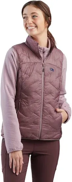 Outdoor Research SuperStrand LT Vest - Women's , Color: Snow, Sulphur, Naval Blue',  Womens Clothing Size: Large, Medium, Extra Small, Small, Extra Large  , Up to 58% Off Plus Blazin' Deal    w/ Free S&H   — 14 models