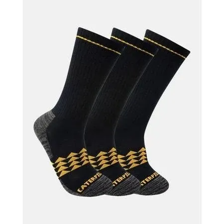 Caterpillar Men's Max Half Cushion Crew Socks