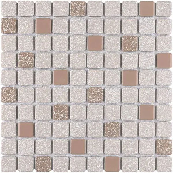 Merola Tile Crystalline Square Porcelain Floor and Wall Tile