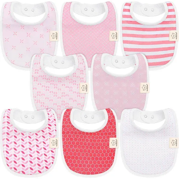 KeaBabies 8-Pack Baby Drool Bibs in Vessels