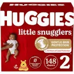 Huggies Little Snugglers Baby Diapers - Size 2 148 ct