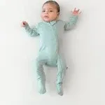 Kyte Baby Zippered Footie - Cloud 0-3M