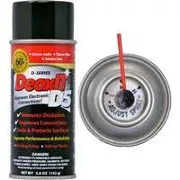 DeoxIT Spray D5 Contact Cleaner, w/Lo-Mid-Hi Straw, 5 oz, D5S-6-LMH, Caig Labs