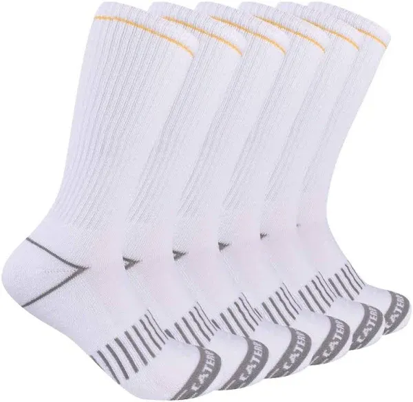 Cat Men's Half Cushioned Crew Socks Pack