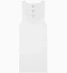 Calvin Klein Men's Big & Tall Cotton Classics 3-Pack Tank Top - White - 5XT