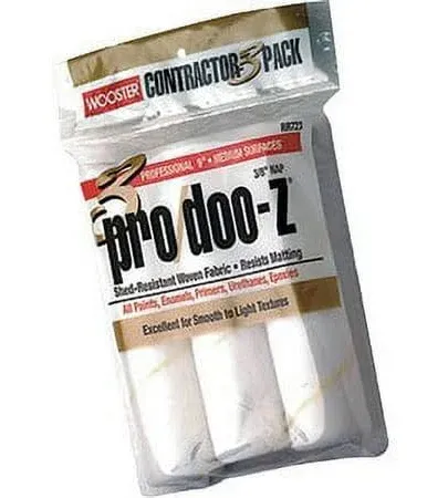 Wooster Pro/Doo-Z 3/8" Nap Roller Cover 3-Pack