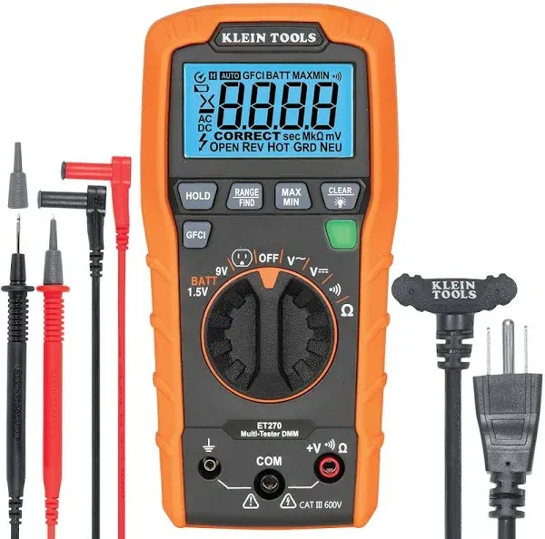 Klein Tools ET270 Digital Multi-Tester