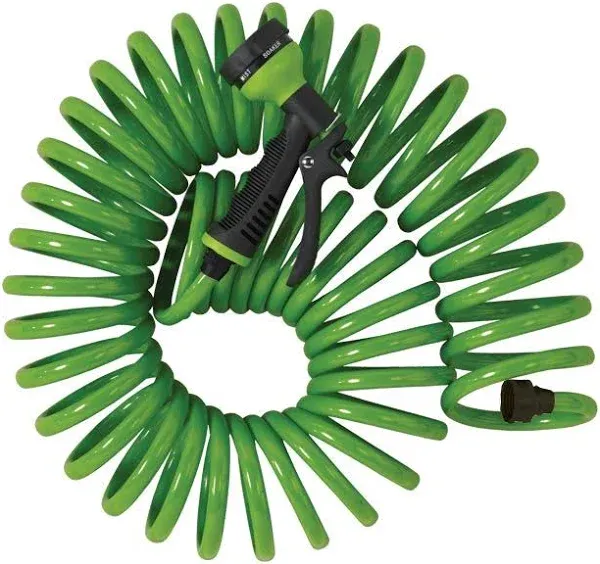 Orbit 50 Foot Green Coil Hose