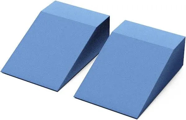 Yoga Foam Wedge Blocks (Pair) Soft Wrist Wedge, Supportive Foot Exercise