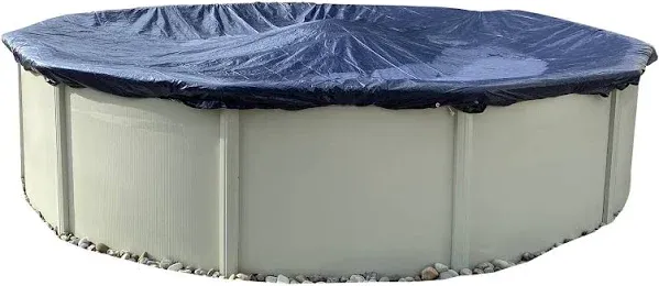 Pool Cover for above Ground round Pool, 24 Ft Includes Winch and Cable