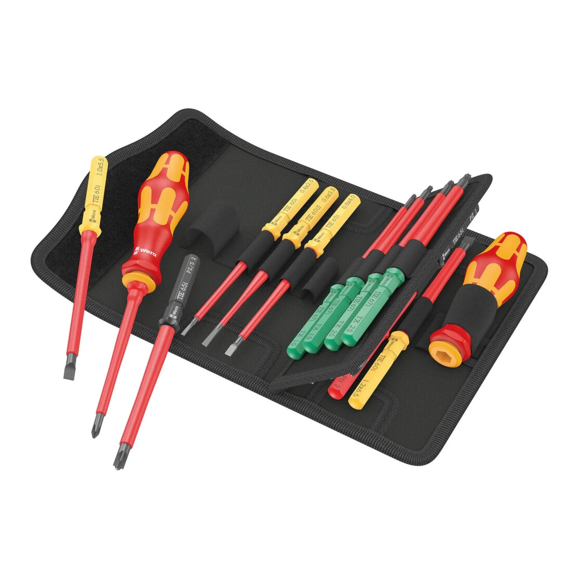 Wera 05006611001 Kraftform Blade-Holding Insulated Screwdriver Set