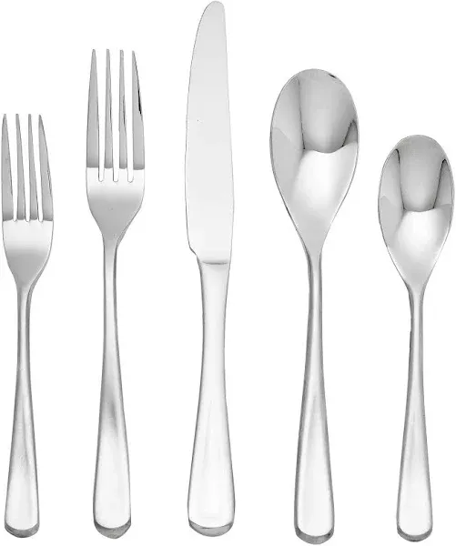 Mikasa Philo 20-Piece Stainless Steel Flatware Set, Service for 4